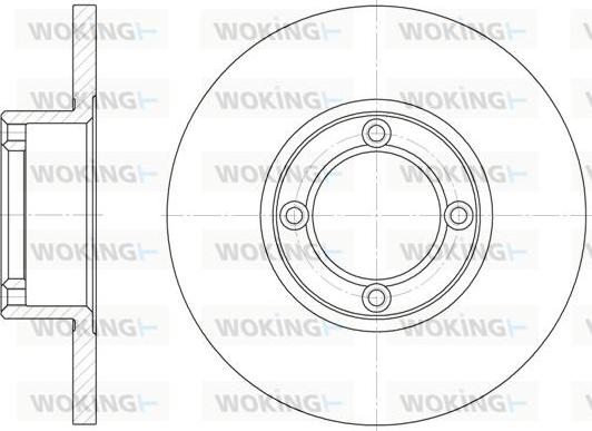 Woking D6037.00 - Kočioni disk www.molydon.hr