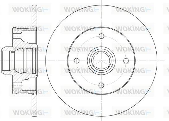 Woking D6024.00 - Kočioni disk www.molydon.hr