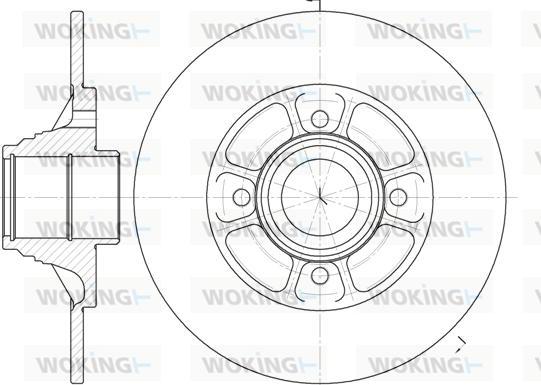 Woking D6075.00 - Kočioni disk www.molydon.hr