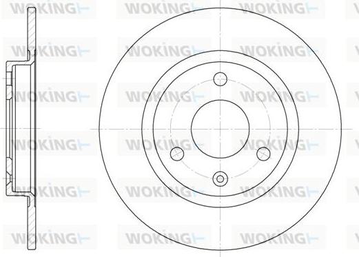 Woking D6070.00 - Kočioni disk www.molydon.hr