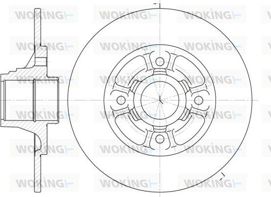 Woking D6073.00 - Kočioni disk www.molydon.hr