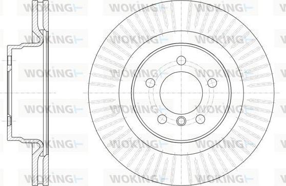 Woking D61999.10 - Kočioni disk www.molydon.hr