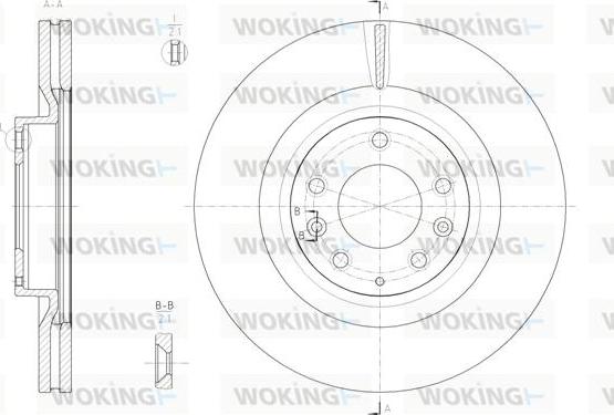 Woking D61994.10 - Kočioni disk www.molydon.hr