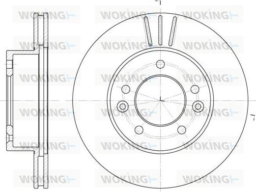 Woking D61996.10 - Kočioni disk www.molydon.hr