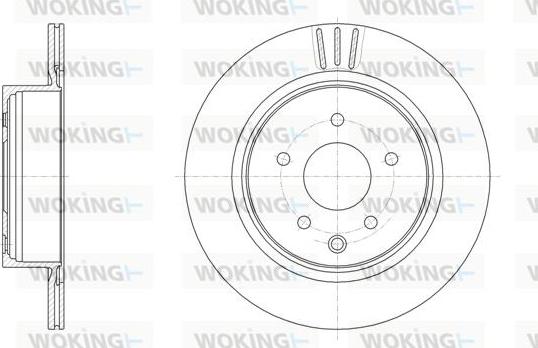 Woking D61991.10 - Kočioni disk www.molydon.hr