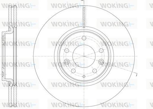 Woking D61949.10 - Kočioni disk www.molydon.hr