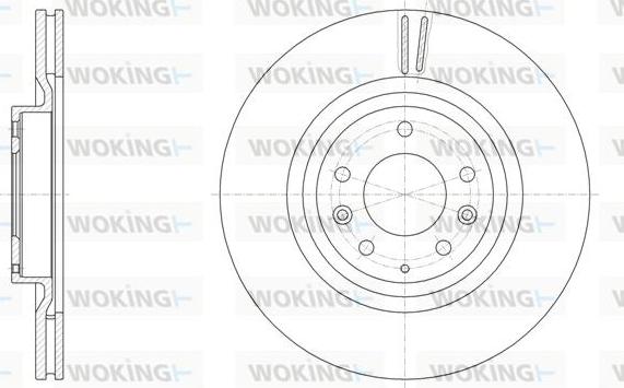 Woking D61944.10 - Kočioni disk www.molydon.hr