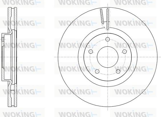 Woking D61946.10 - Kočioni disk www.molydon.hr