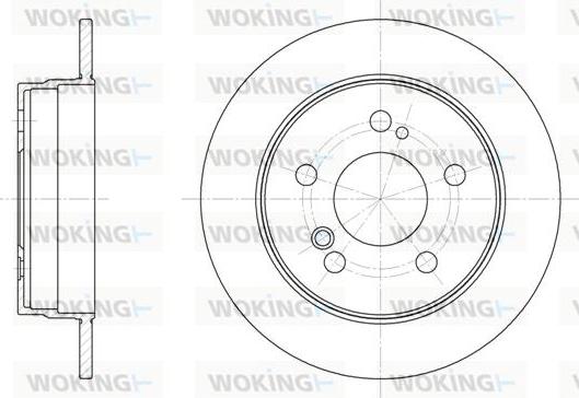 Woking D6194.00 - Kočioni disk www.molydon.hr