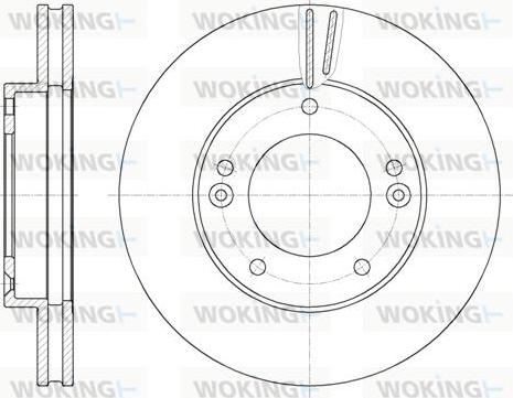 Woking D61940.10 - Kočioni disk www.molydon.hr