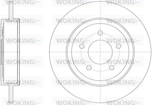 Woking D61948.00 - Kočioni disk www.molydon.hr