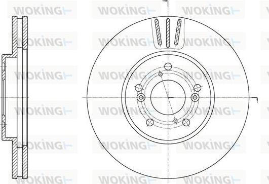 Woking D61942.10 - Kočioni disk www.molydon.hr