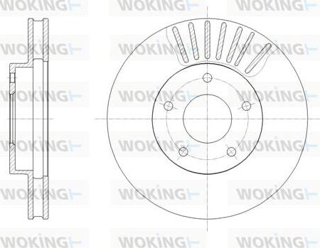 Woking D61954.10 - Kočioni disk www.molydon.hr