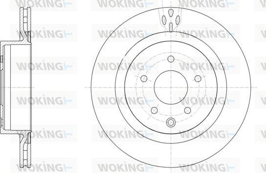 Woking D61955.10 - Kočioni disk www.molydon.hr