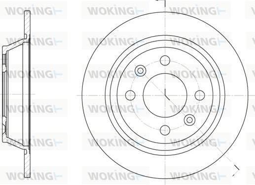 Woking D6195.00 - Kočioni disk www.molydon.hr