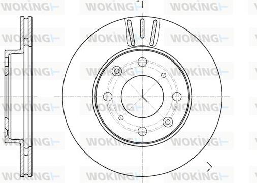 Woking D61951.10 - Kočioni disk www.molydon.hr