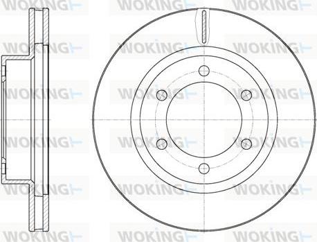 Woking D61952.10 - Kočioni disk www.molydon.hr