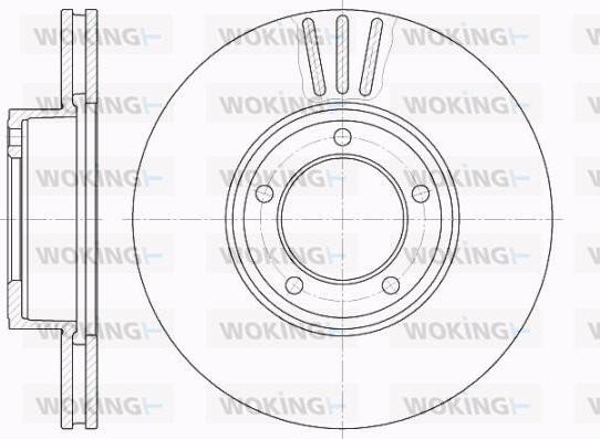 Woking D61962.10 - Kočioni disk www.molydon.hr