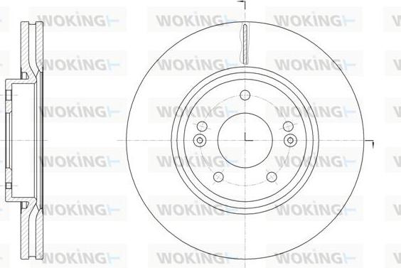 Woking D61904.10 - Kočioni disk www.molydon.hr