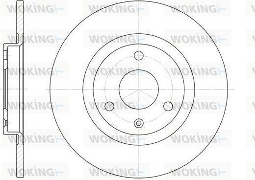 Woking D6190.00 - Kočioni disk www.molydon.hr