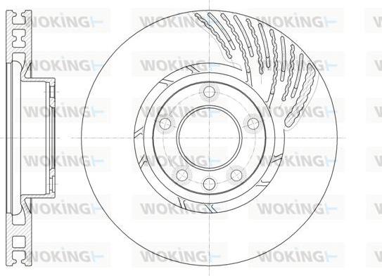 Woking D61908.10 - Kočioni disk www.molydon.hr