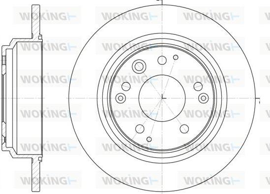 Woking D61903.00 - Kočioni disk www.molydon.hr