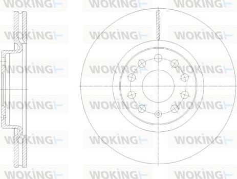 Woking D61902.10 - Kočioni disk www.molydon.hr