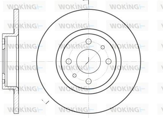 Woking D6191.00 - Kočioni disk www.molydon.hr