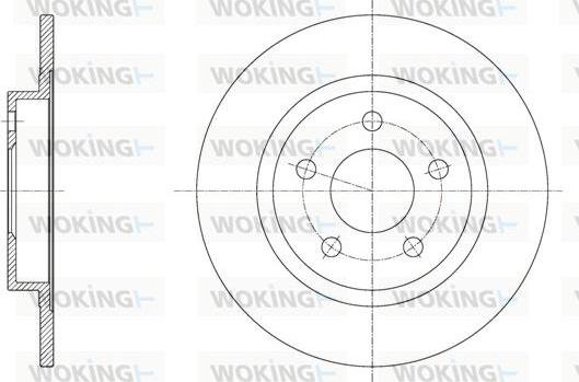 Woking D61980.00 - Kočioni disk www.molydon.hr