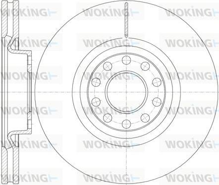 Woking D61987.10 - Kočioni disk www.molydon.hr