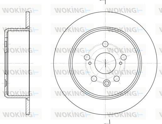 Woking D61934.00 - Kočioni disk www.molydon.hr