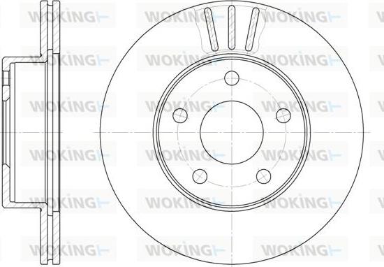 Woking D61932.10 - Kočioni disk www.molydon.hr