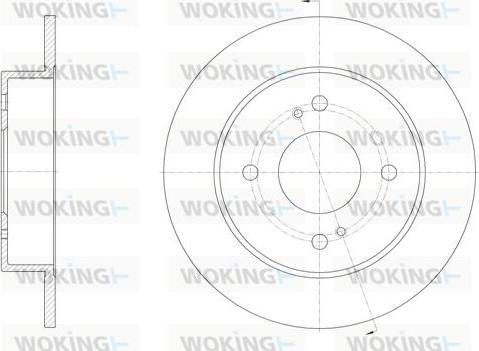 Woking D61924.00 - Kočioni disk www.molydon.hr