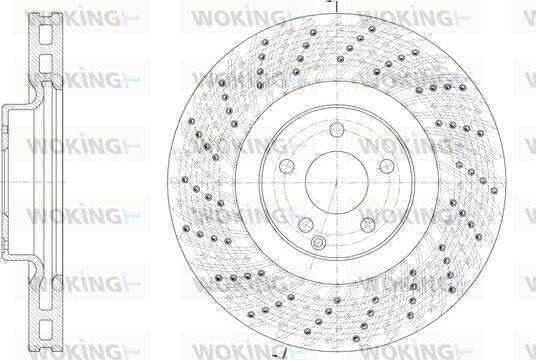 Woking D61925.10 - Kočioni disk www.molydon.hr