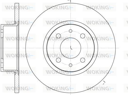 Woking D6192.00 - Kočioni disk www.molydon.hr