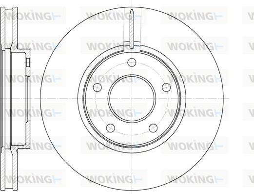 Woking D61927.10 - Kočioni disk www.molydon.hr