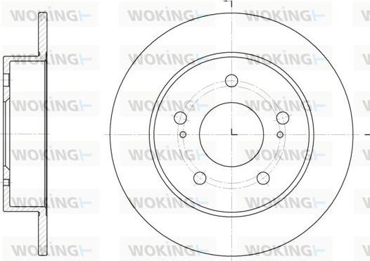 Woking D61979.00 - Kočioni disk www.molydon.hr