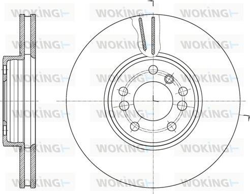 Woking D61975.10 - Kočioni disk www.molydon.hr