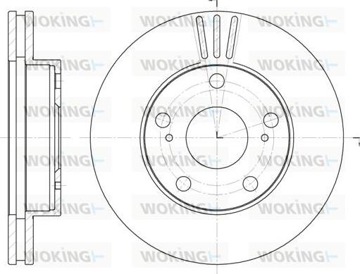 Woking D61976.10 - Kočioni disk www.molydon.hr