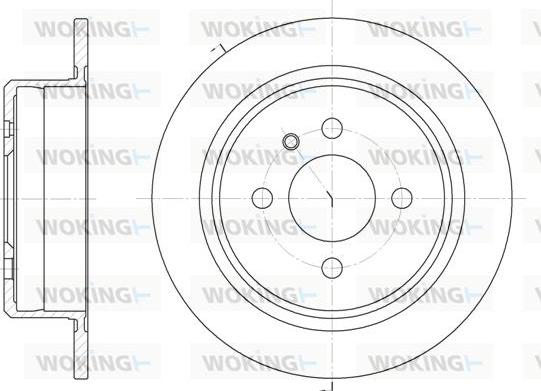 Woking D6197.00 - Kočioni disk www.molydon.hr