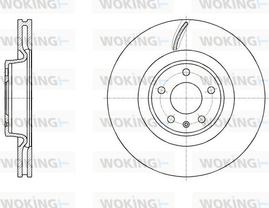 Woking D61970.10 - Kočioni disk www.molydon.hr