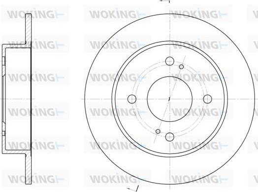 Woking D61978.00 - Kočioni disk www.molydon.hr