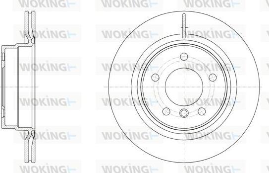 Woking D61495.10 - Kočioni disk www.molydon.hr