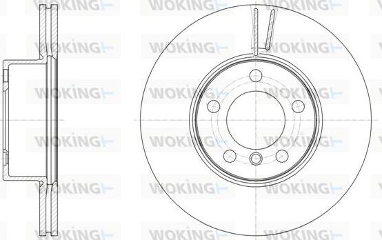 Woking D61496.10 - Kočioni disk www.molydon.hr