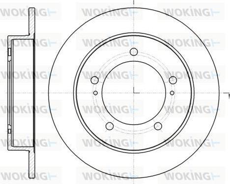 Woking D61490.00 - Kočioni disk www.molydon.hr