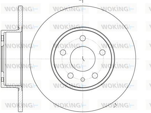 Woking D6149.00 - Kočioni disk www.molydon.hr