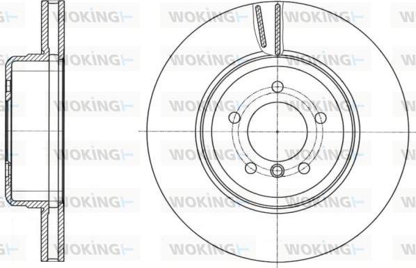 Woking D61491.10 - Kočioni disk www.molydon.hr