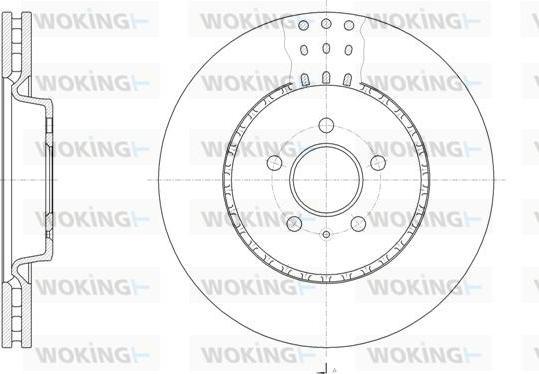 Woking D61493.10 - Kočioni disk www.molydon.hr