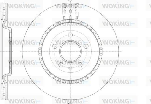 Woking D61492.10 - Kočioni disk www.molydon.hr