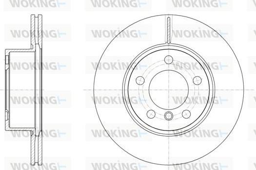 Woking D61449.10 - Kočioni disk www.molydon.hr